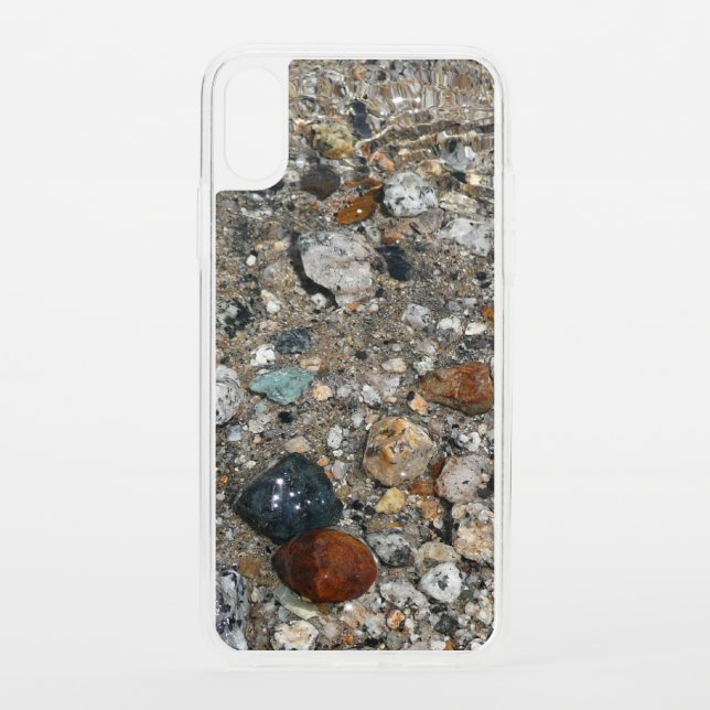 Granite Pebbles in Tenaya Lake at Yosemite Uncommon iPhone Case (Back)
