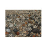 Granite Pebbles in Tenaya Lake at Yosemite Wood Poster