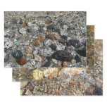 Granite Pebbles in Tenaya Lake at Yosemite Wrapping Paper Sheets