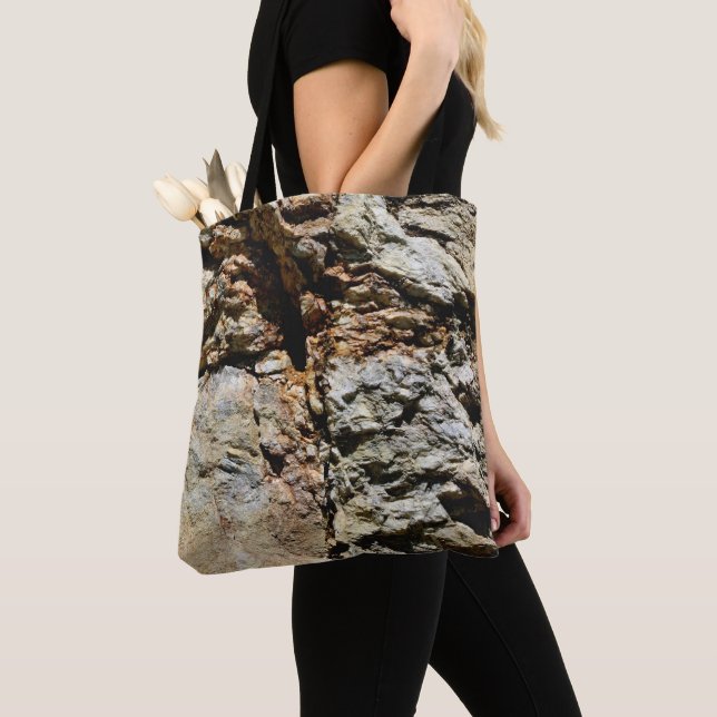Granite Rock Nature Tote Bag (Close Up)
