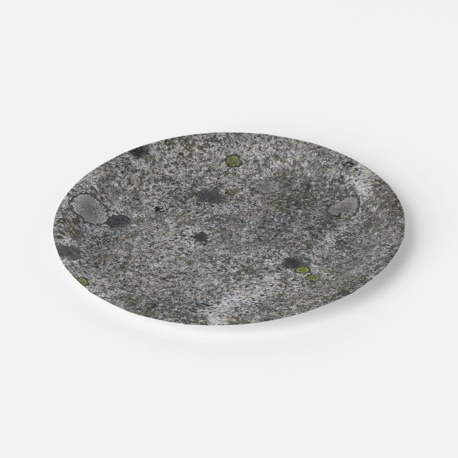 Granite Rock Paper Plates (Angled)
