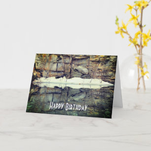 Granite Rock Reflections 2 Nature Birthday Card