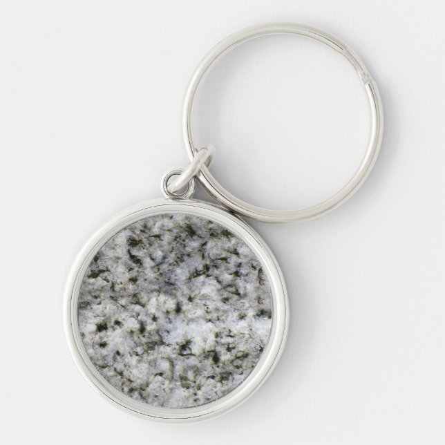 Granite Rock White Keychain (Front)