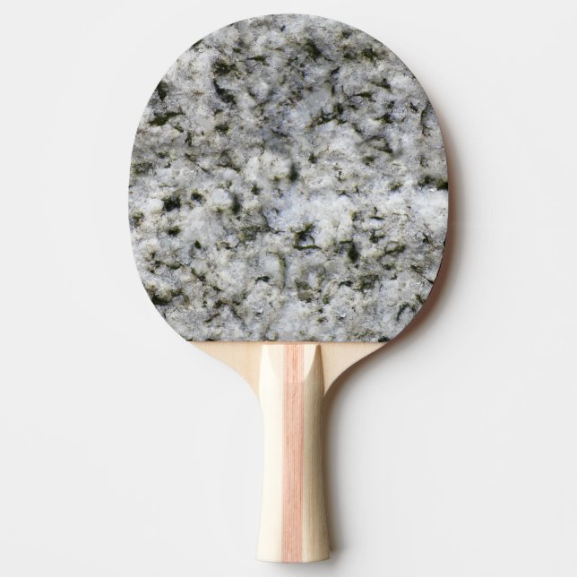 Granite Rock White Ping-Pong Paddle (Front)