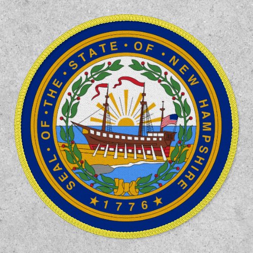 Granite Stater Seal Seal of New Hampshire Patch