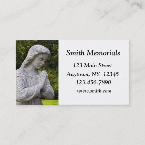 Granite Statue Business Card