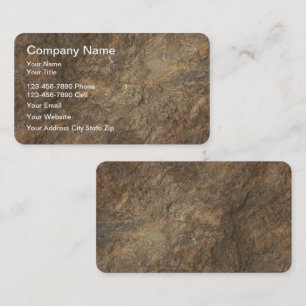 Granite Stone Look Business Cards