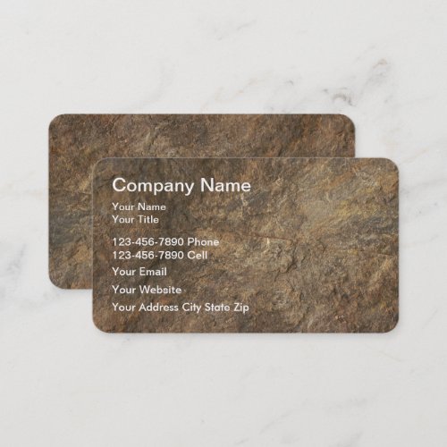 Granite Stone Look  Business Cards