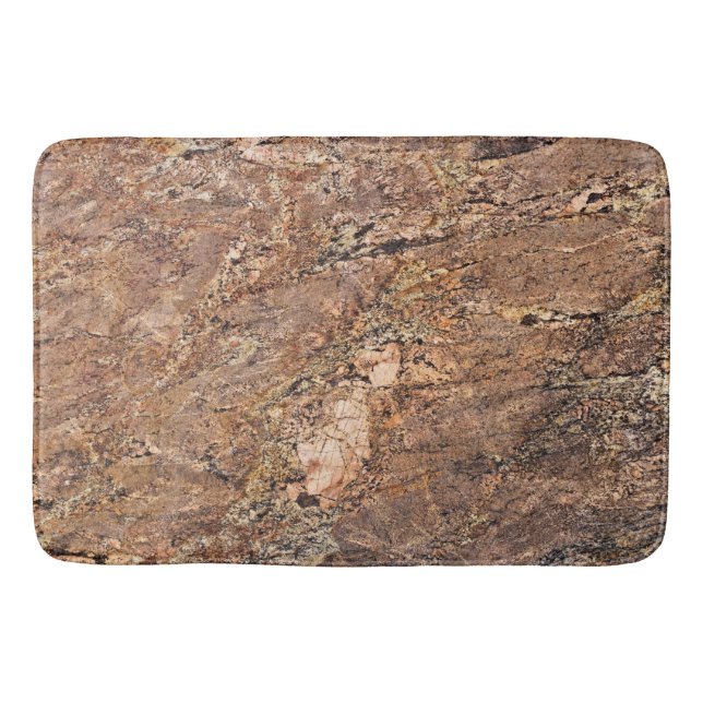 Granite Stone Pattern Bath Mat (Front)