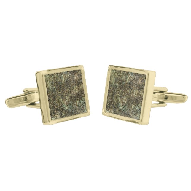 Granite Stone Pattern Cufflinks (Angled)