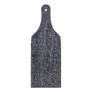 Glass Cutting Board Black and Grey Stone Marble-look Design 