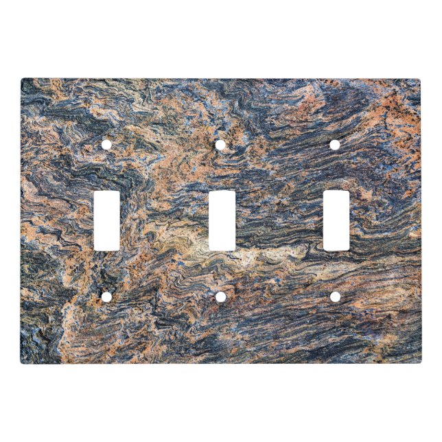 Granite Stone Pattern Light Switch Cover (Front)