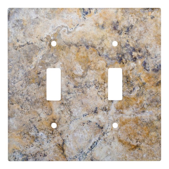 Granite Stone Pattern Light Switch Cover (Front)