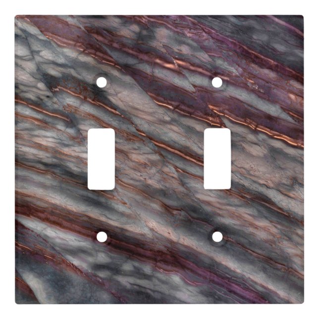 Granite Stone Pattern Light Switch Cover (Front)