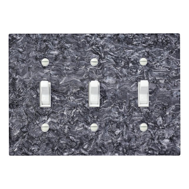 Granite Stone Pattern Light Switch Cover (In Situ)