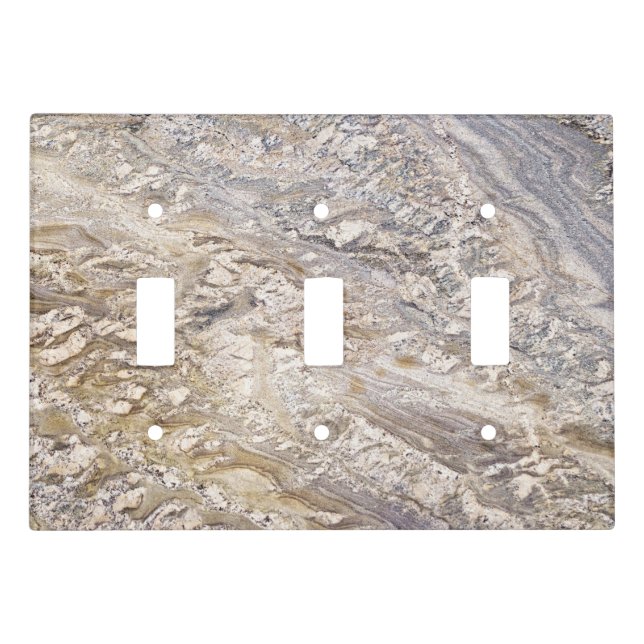 Granite Stone Pattern Light Switch Cover (Front)