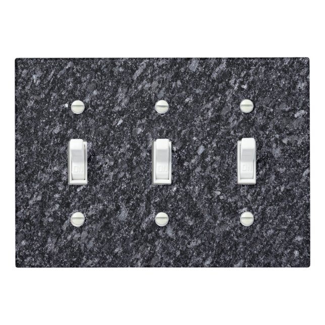 Granite Stone Pattern Light Switch Cover (In Situ)