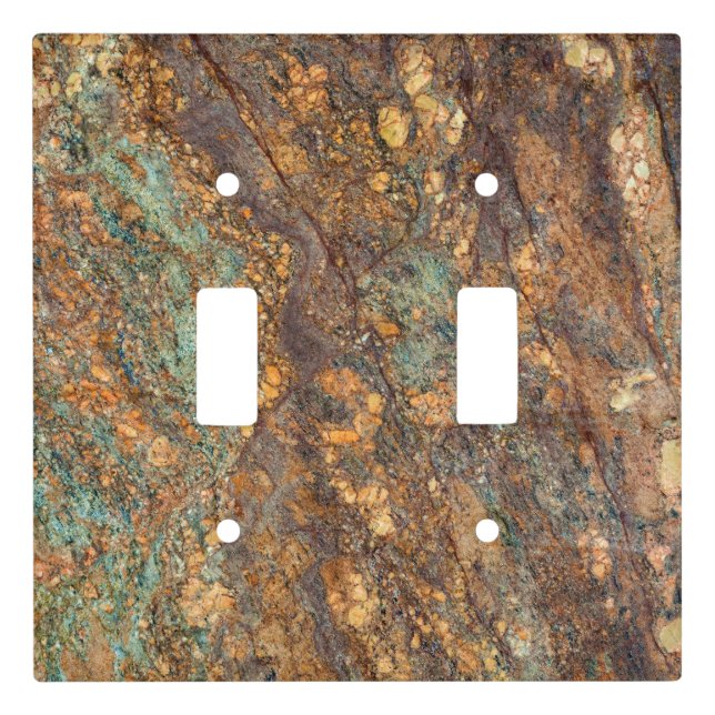 Granite Stone Pattern Light Switch Cover (Front)