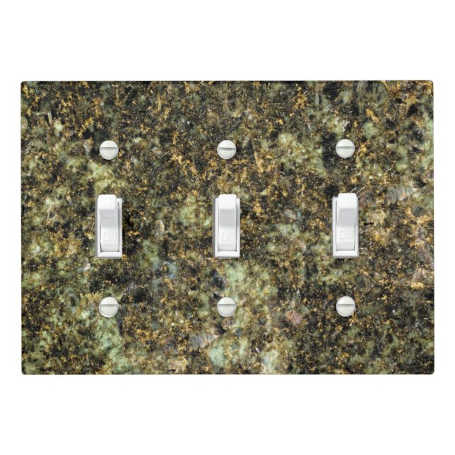 Granite Stone Pattern Light Switch Cover (In Situ)