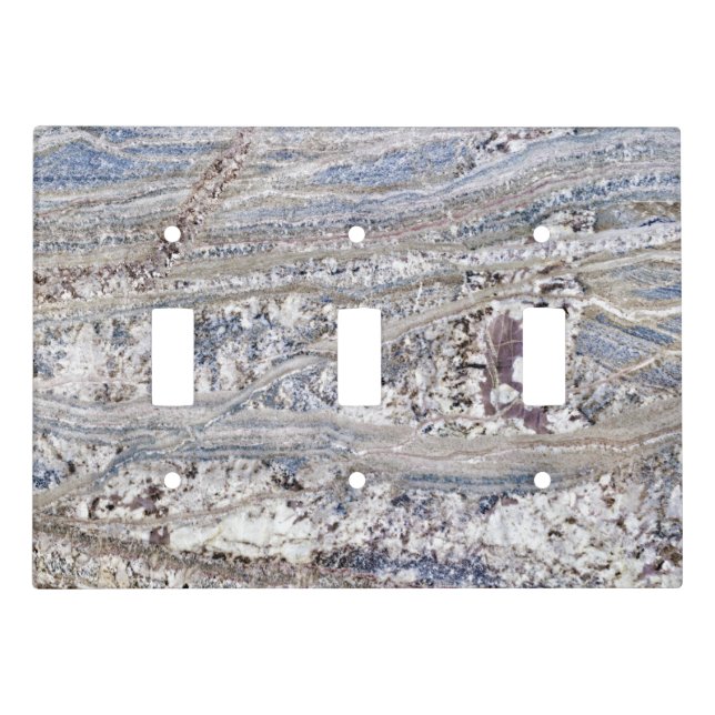 Granite Stone Pattern Light Switch Cover (Front)