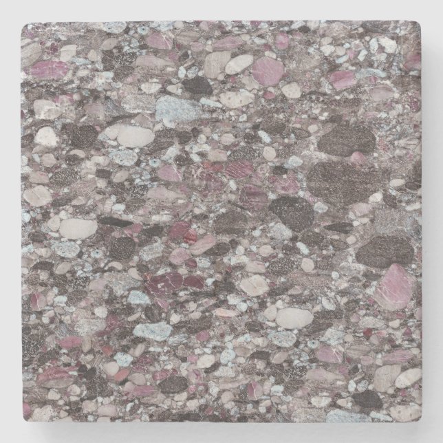Granite Stone Pattern Stone Coaster (Front)