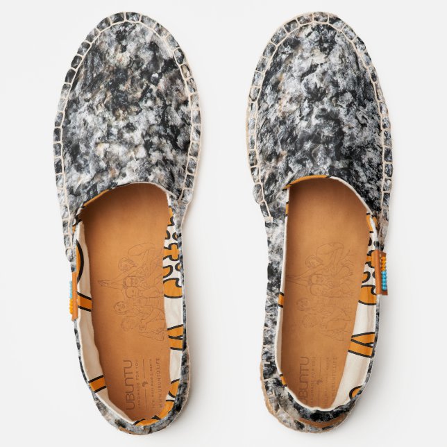 Granite Stone Texture Espadrilles (Front)