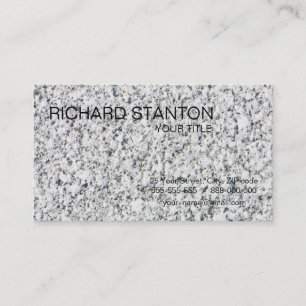 Granite surface pattern business card