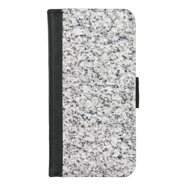 Granite surface pattern iPhone wallet case (Front)
