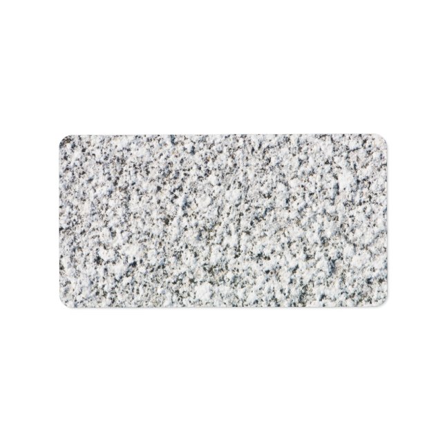Granite surface pattern label (Front)