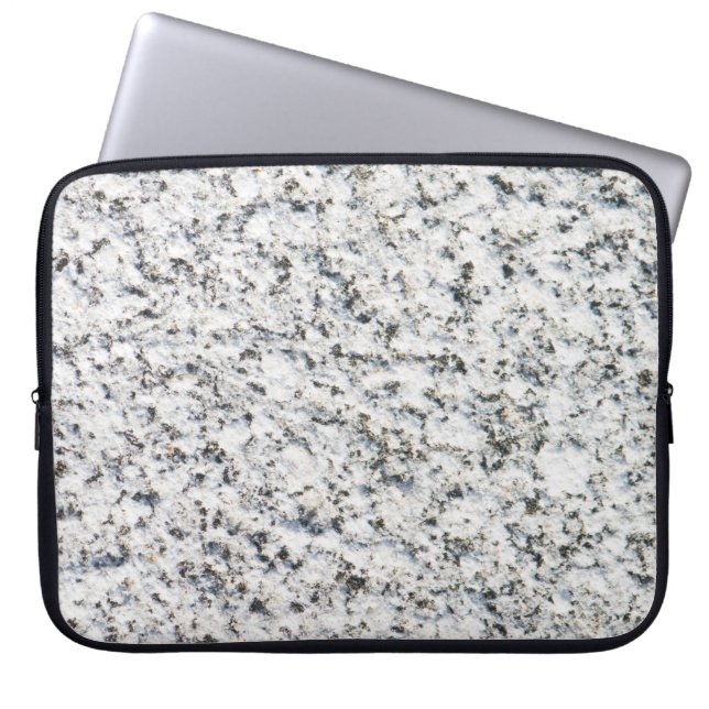 Granite surface pattern laptop sleeve (Front)