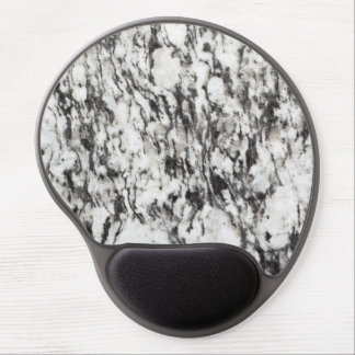 Granite texture | Background of marble in black Gel Mouse Pad