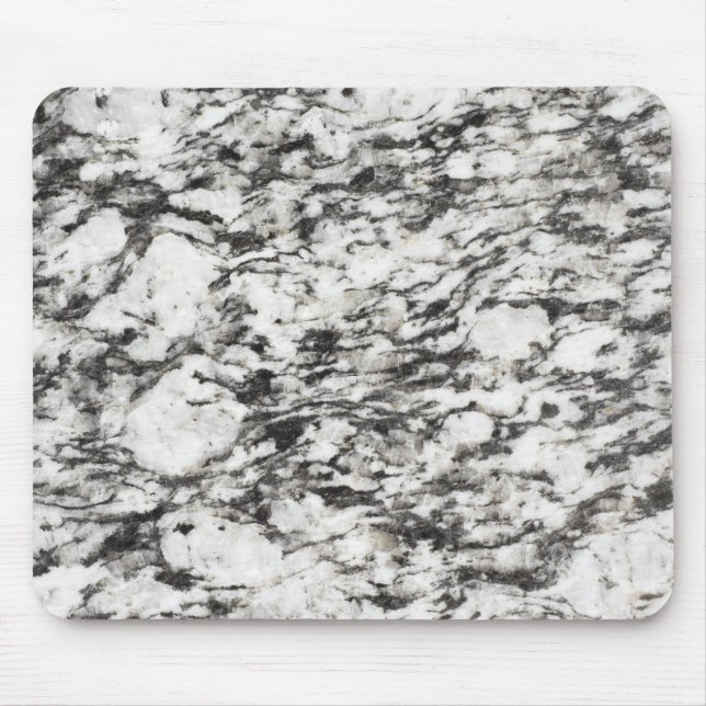 Granite texture | Background of marble in black Mouse Pad (Front)