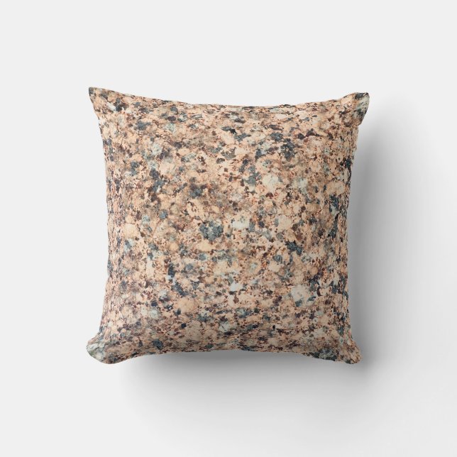 Granite texture throw pillow (Front)