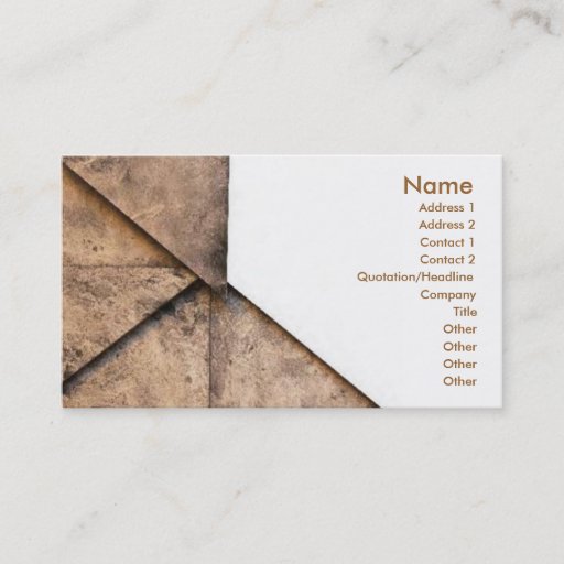 Customizable Granite Tiles Business Card