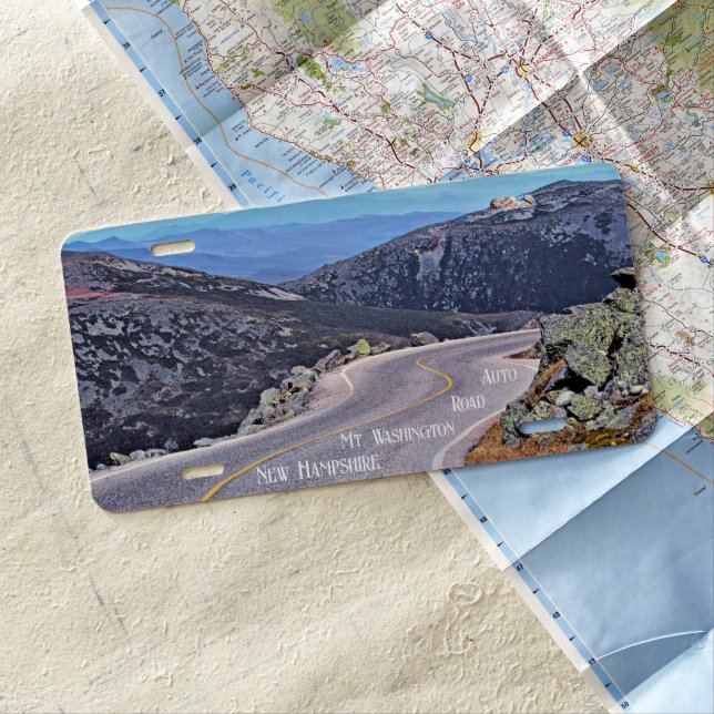 Granite Tops Auto Road Aluminum License Plate (In Situ)