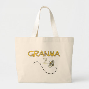 Granma 2 Bee Large Tote Bag