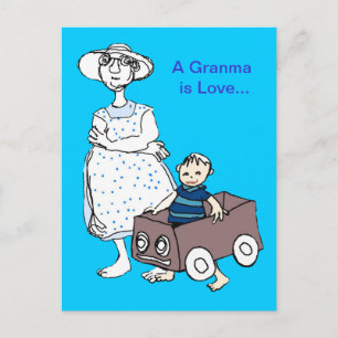 Granma is Love Postcard