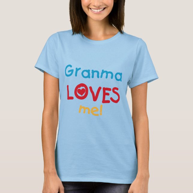 Granma Loves Me T-shirts and Gifts (Front)
