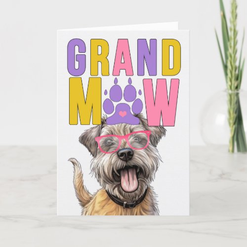GranMAW Glen of Imaal DOG Grandparents Day Holiday Card