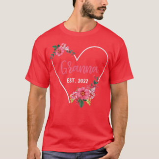 Granna Est 2022 Grandma To Be , Pregnancy Announce T-Shirt