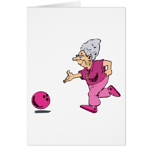 Grannies bowling league cards (Front)