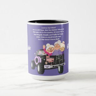 Grannies Ride Two Tone Coffee Mug