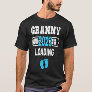Granny 2023 Loading  Pregnancy Announcement Grandm T-Shirt