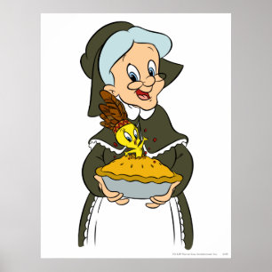 Granny and TWEETY™ Pie Poster