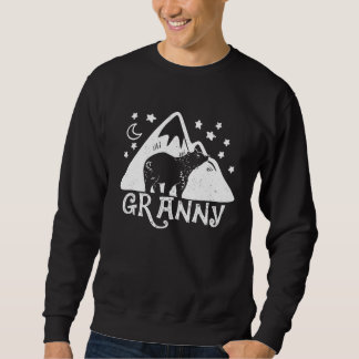 Granny Bear Floral Cute  Mother's Father's Day Sweatshirt
