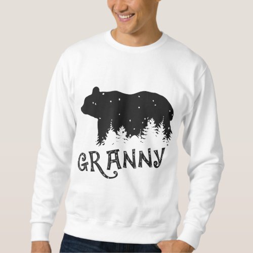 Granny Bear Gift Mothers Fathers Day Sweatshirt