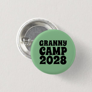 Granny Camp Retro Green Text Button