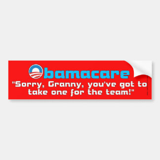 Granny Care Bumper Sticker