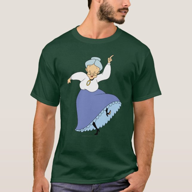 Granny Dancing - Color T-Shirt (Front)