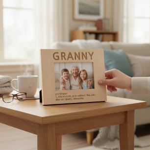 Granny Definition Laser Etched Picture Frame Engraved Frames